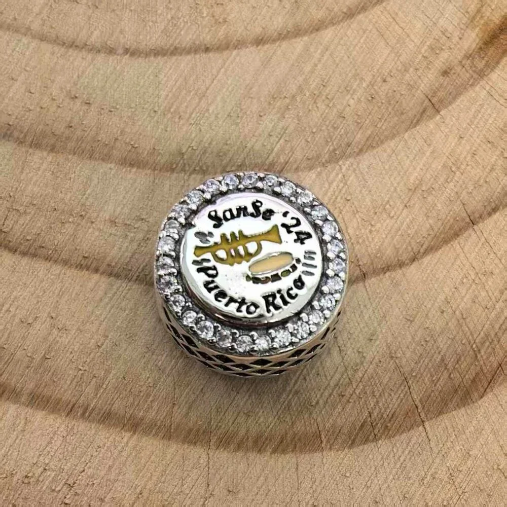 Pandora Puerto rico Sanse'24 Exclusive Bead Charm, S925 Silver Jewelry